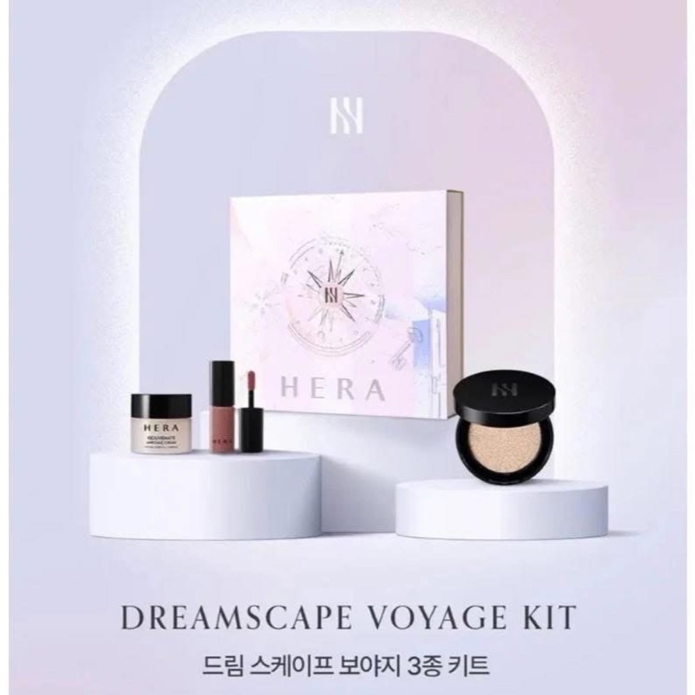 Hera 3 pieces collection, Cream+Cushion+Liquid lip. Expired 2027